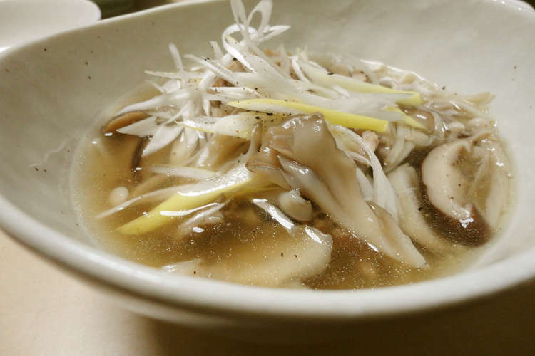 きのこと豚肉のおかずスープ レシピ 作り方 By えっく クックパッド 簡単おいしいみんなのレシピが375万品