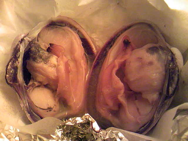 大アサリ(大貝)のバター醤油焼きの画像