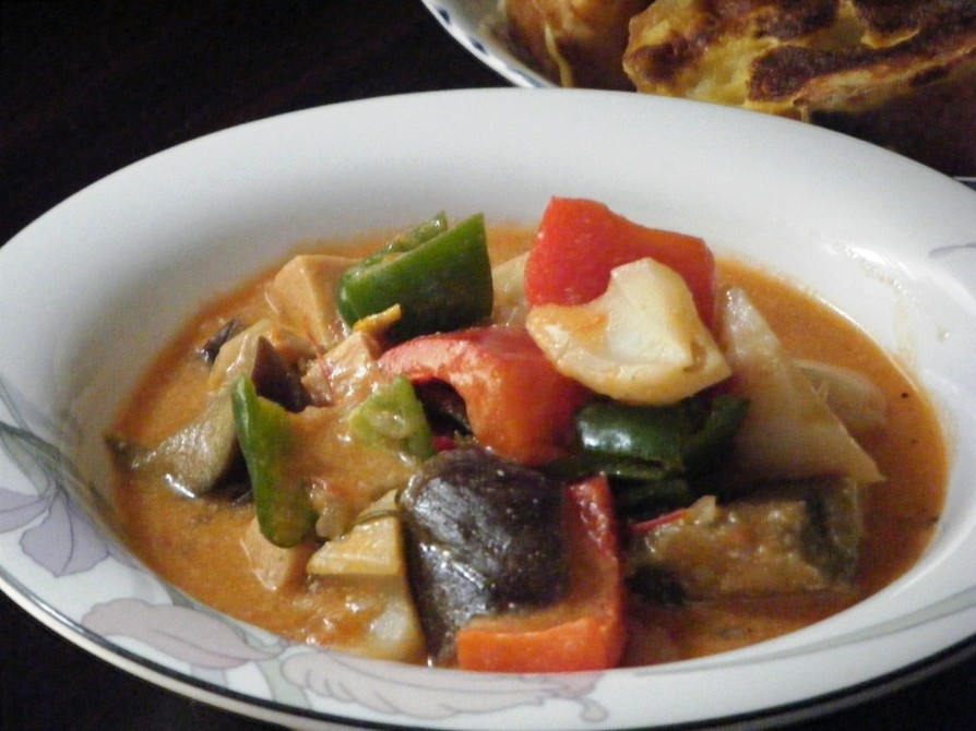 高野豆腐と野菜のヨーグルト風味シチューの画像