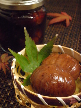 秋☆栗の渋皮煮☆