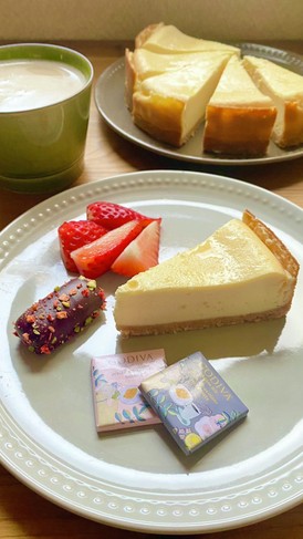 あっとゆーまに!ベイクドチーズケーキ♪