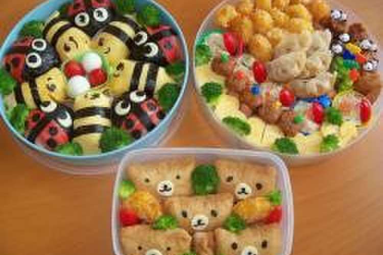 かわいい 運動会のお弁当 レシピ 作り方 By ヘタレ王子の母 クックパッド 簡単おいしいみんなのレシピが359万品