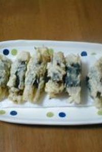 山芋の海苔巻天ぷら