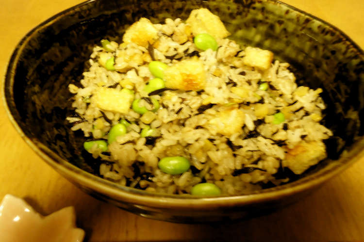 卵なし あっさり ひじきの和風チャーハン レシピ 作り方 By ガンバルmama クックパッド 簡単おいしいみんなのレシピが359万品