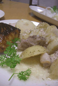 豚肉と馬鈴薯の重ね焼き