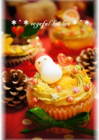 クリスマス☆リースの簡単クリスマスケーキ