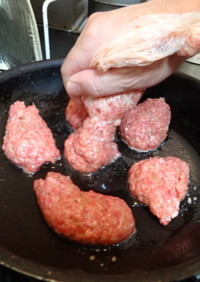 生肉にさわらないで作る！お手軽ハンバーグ