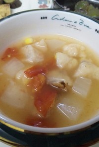 離乳食完了期　えびちゃん団子の中華スープ