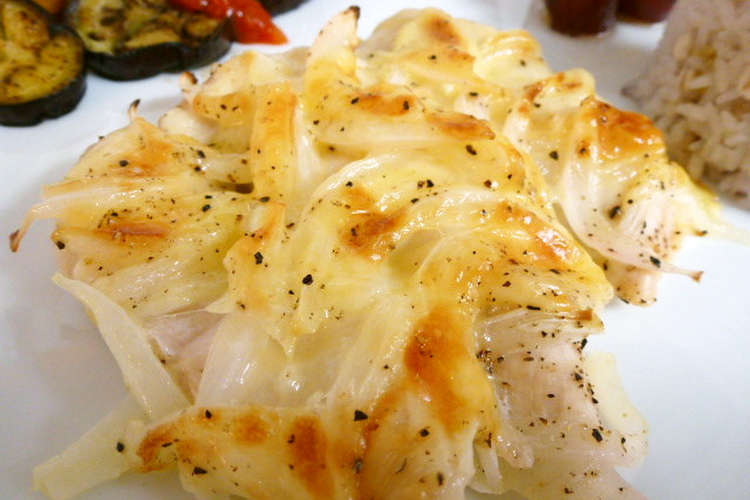鶏のささみのチーズ焼き レシピ 作り方 By キンタキッチン クックパッド