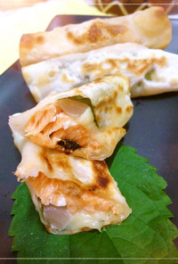 新生姜＆鮭チーズロール＊カレー昆布風味