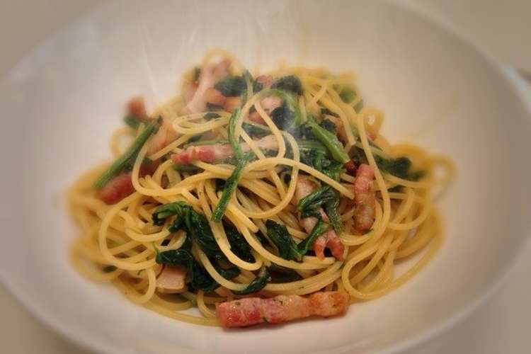 ジョリパ風 ほうれん草ベーコン和風パスタ レシピ 作り方 By ゆっせさん クックパッド 簡単おいしいみんなのレシピが352万品
