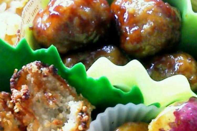 お弁当おかず 鶏だんごの照焼き レシピ 作り方 By Ma Chi クックパッド 簡単おいしいみんなのレシピが372万品