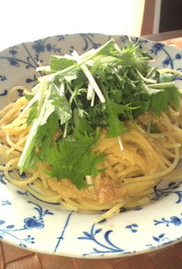 ■簡単■　たらこと水菜の絶品スパゲッティ