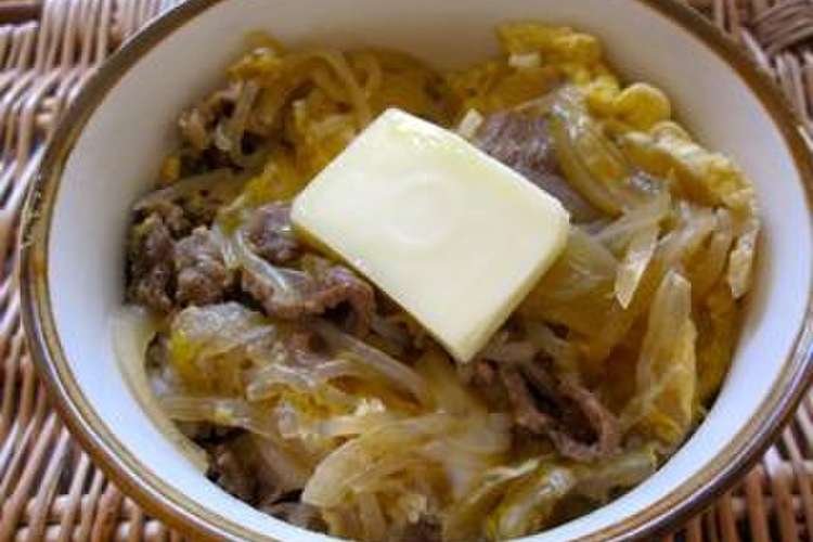 チーズon卵とじ牛丼 レシピ 作り方 By お豆のごはん クックパッド 簡単おいしいみんなのレシピが360万品