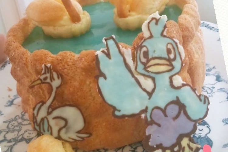 キャラデコケーキ ポケモン 白鳥 レシピ 作り方 By 幸せまちこ クックパッド 簡単おいしいみんなのレシピが359万品