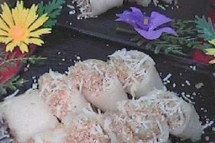 ココナッツ入りもちロール 椰子甜薄餐 レシピ 作り方 By 秀子 クックパッド
