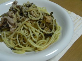 簡単☆高菜スパ