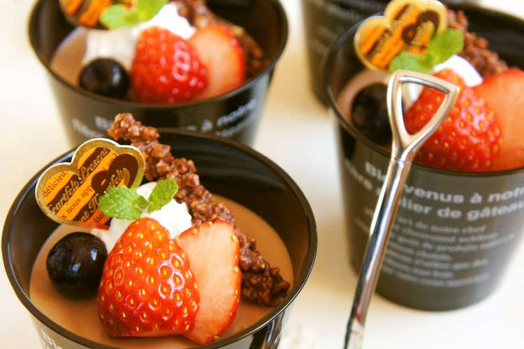 バレンタインに ふんわりチョコムース レシピ 作り方 By Nyonta クックパッド