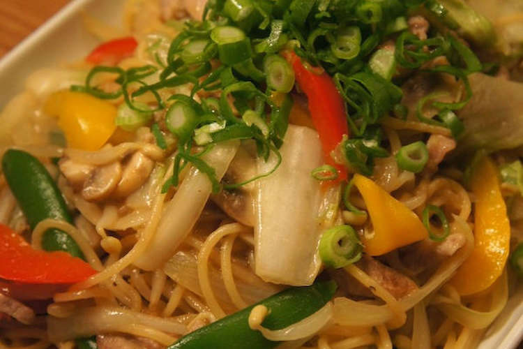 パスタ麺で上海風やきそば レシピ 作り方 By となかい食堂 クックパッド 簡単おいしいみんなのレシピが351万品