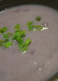 紫さつま芋のポタージュスープ★味噌仕立て