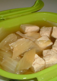 シリコンスチーマーで凍り豆腐煮