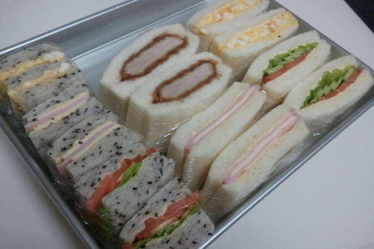 ラップで簡単綺麗 サンドイッチ レシピ 作り方 By いとはんちゃん クックパッド 簡単おいしいみんなのレシピが358万品