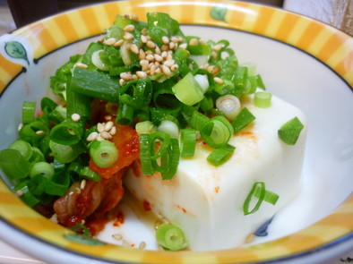 キムチ豆腐の写真