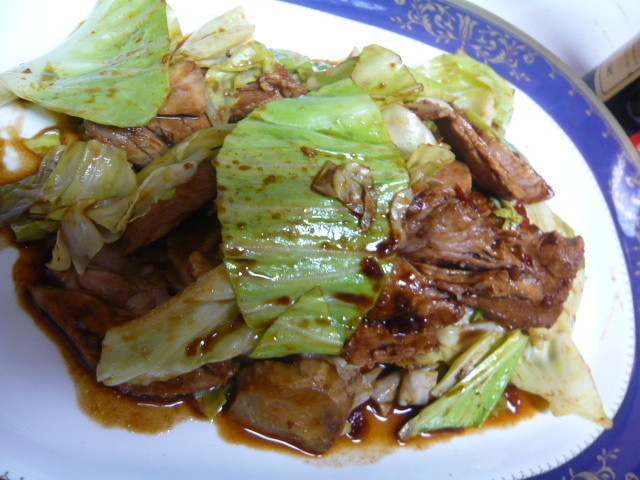 回鍋肉(豚肉とキャベツの味噌炒め)の画像