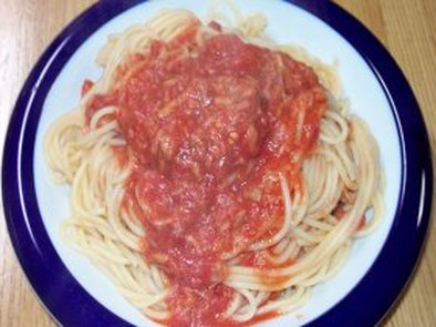 ツナスパゲティの写真