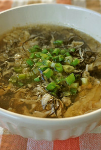 つる旨♥♡もずくの中華スープ