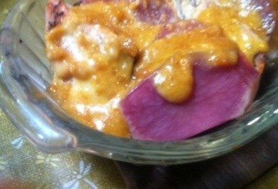 鮭とジャガイモのオーブン焼きの写真