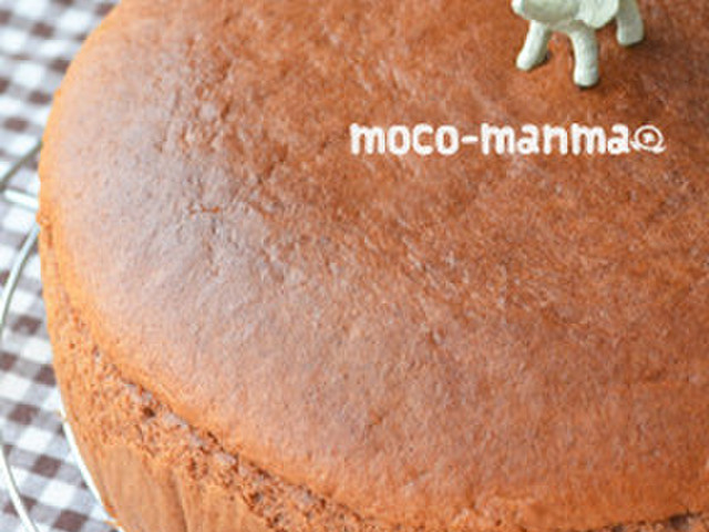 ふんわりしっとり チョコスポンジケーキ レシピ 作り方 By Mocomanma クックパッド