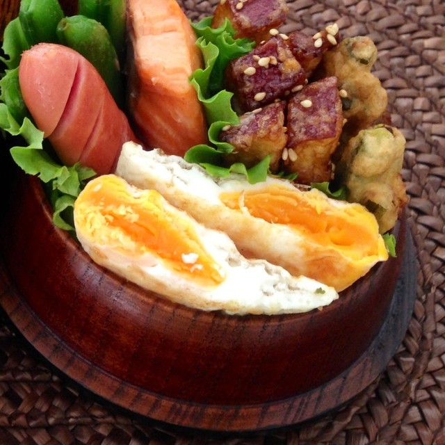 お弁当に 二つ折り目玉焼き レシピ 作り方 By ミセスあまぐり クックパッド