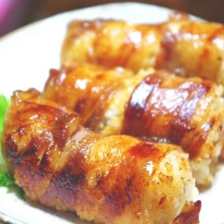 ☆簡単すぎる～やみつき肉巻きおにぎり様☆ レシピ・作り方 by mama 