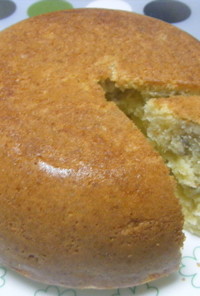 簡単炊飯器ケーキ～栗のメープル風味～