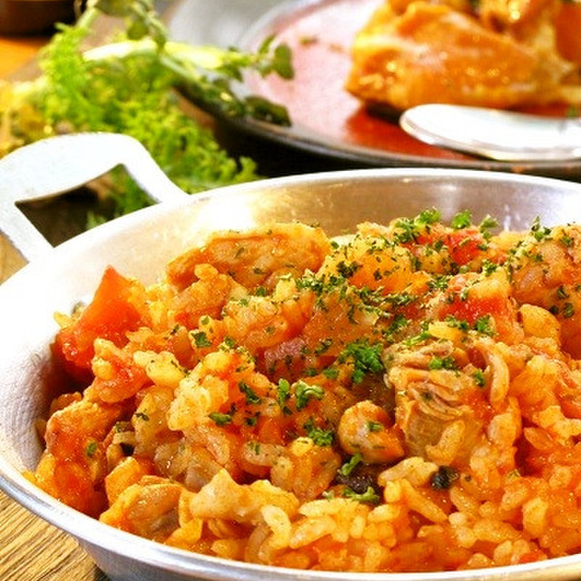 炊飯器で簡単 極旨トマトチキンライス レシピ 作り方 By ポルチーニきのこ クックパッド