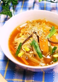 飽きずにスープ生活⑦　韓国風スープ