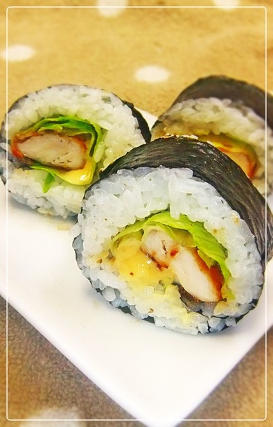 ♫♫♬ ササミてり焼き巻き寿司 ♫♫♬の写真