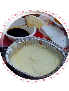 BBQで、チーズフォンデュ…♡