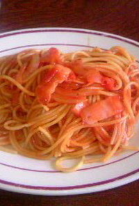 簡単トマトスパゲティ！！
