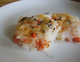 鮭ごはんお焼き