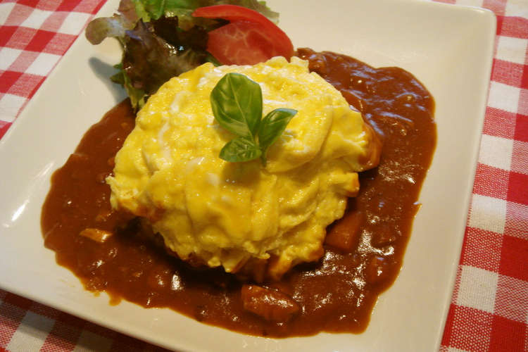 休日ランチはカフェ気分 簡単オムカレー レシピ 作り方 By Usabin クックパッド 簡単おいしいみんなのレシピが352万品