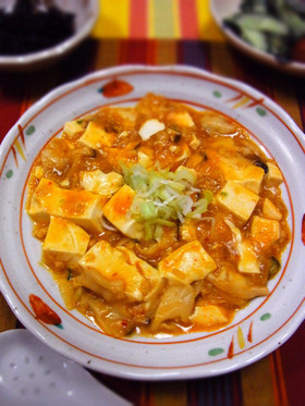 冷凍餃子で麻婆豆腐♪