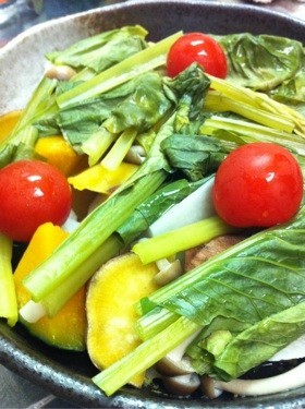 蒸し野菜サラダ ～緑黄色野菜とお芋たちの画像