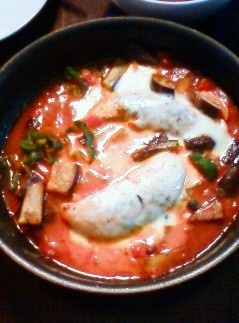 鶏肉とモッツアレラ　トマトソースの画像