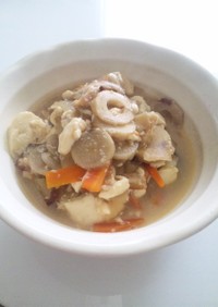 根菜とお豆腐のﾄﾛﾘ炒め煮