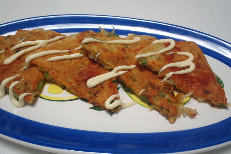 保存食で簡単 チヂミ風お好み焼き レシピ 作り方 By Miyucyann クックパッド 簡単おいしいみんなのレシピが365万品