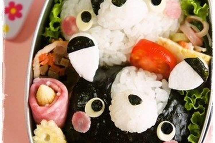 キャラ弁 モノクロうさぎちゃん レシピ 作り方 By ちっち クックパッド 簡単おいしいみんなのレシピが357万品