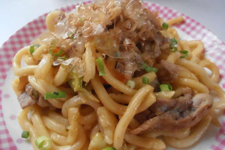 醤油バターの焼きうどんっ レシピ 作り方 By Suzupii クックパッド