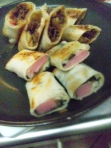 変わり春巻き 肉じゃが&餅チーズ
